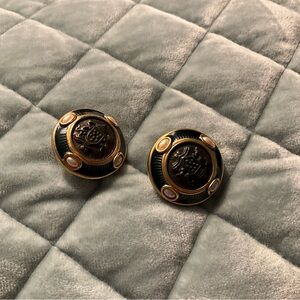 Vintage Gold and Black Button Set